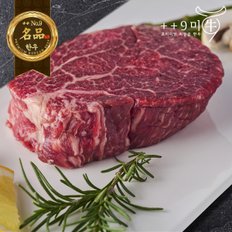 [냉장]1++No9등급 투뿔 한우 안심 스테이크용 500g