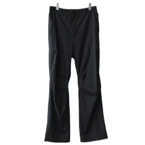 L아미NATE FIELD PANTS BLACK A24SP03SL 하드 트위스트 폴리에스테르 새틴 라미네이트 필