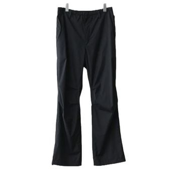 오라리 L아미NATE FIELD PANTS BLACK A24SP03SL 하드 트위스트 폴리에스테르 새틴 라미네이트 필