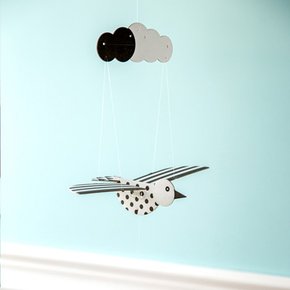 [버드힐링모빌 시즌2] 날갯짓하는 새모빌 흑백새