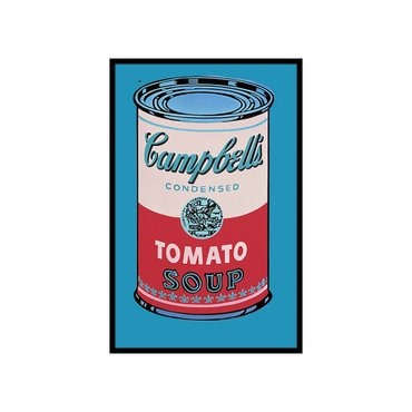 아티쉬 그림액자 Colored Campbells soup Can 1965 (pink & red), 앤디워홀