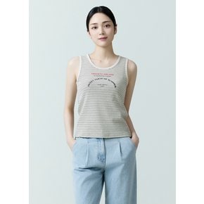 [24 S/S] 레터링 그래픽 슬리브리스 ITO6WTS190