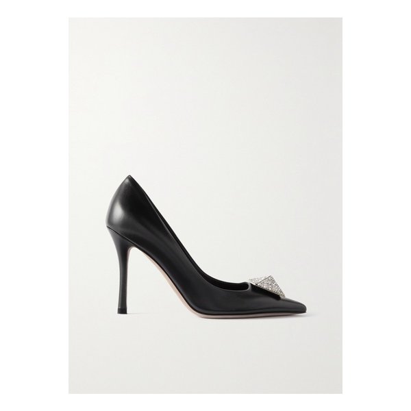 One Stud Embellished Leather Pumps 블랙 1647597278068367