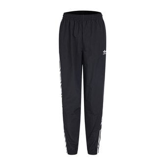 아디다스 adidas 여성 블랙 3줄프린트 밴딩팬츠_P353017739