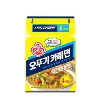 오뚜기 카레면 약간매운맛 32봉