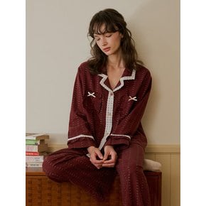 네쥬 긴팔 여성페어 와인 (21수)