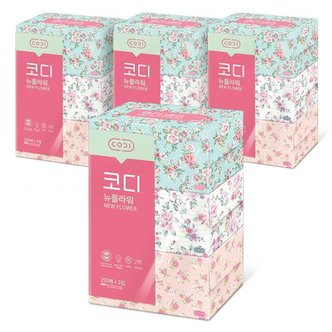 코디 [SSG]코디 뉴플라워 250매*3입 4팩