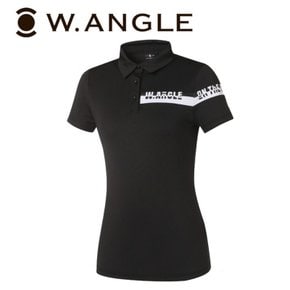 22년 SS 여성 VA 워딩포인트 반팔 티셔츠 WWM22292 블랙(Z1)