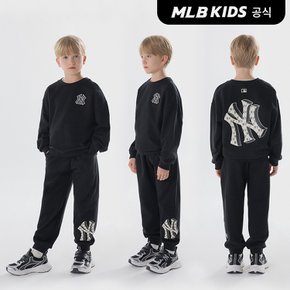 (공식)24FW 클래식 모노그램 기모 빅럭스 맨투맨 세트 NY (Black) 7AS2M0246-50BKS