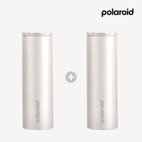 1+1 폴라로이드 버티컬 픽셀 텀블러 350ml 500ml 보온 보냉 스테인리스 텀블러