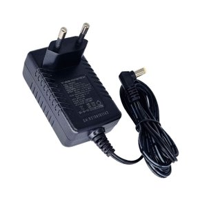 12V3A 벽걸이형 어댑터 기억자 플러그 5.5mmX2.1mm 가습기 공유기 CCTV 다용도 아답터 (블랙)