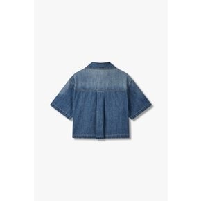 [지컷25S/S]스냅 버튼 투 포켓 데님 셔츠(7255255102)