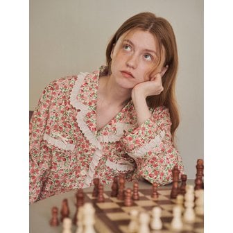 울랄라 코렐리아 긴팔 여성페어 크림로즈 (21수)