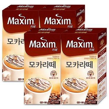  맥심카페 모카라떼 10T x 4개