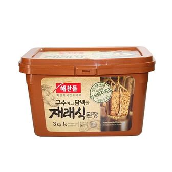 제이큐 해찬들 재래식된장3kg2개