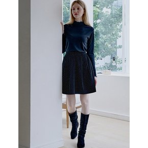 Half Neck Polar T-shirt - Black