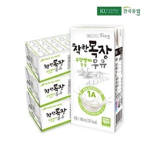 건국유업 착한목장 무항생제 우유 190ml 72팩