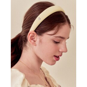 cream hairband_yellow