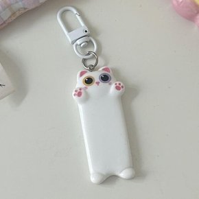 미니 고양이키링 가방고리 키홀더 열쇠고리 핑크 1P