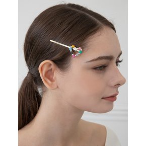 Heart Rainbow Pearl Pin