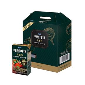 매일유업 선물세트 매일야채 고농축 블랙마카와 토마토의 힘, 125ml,