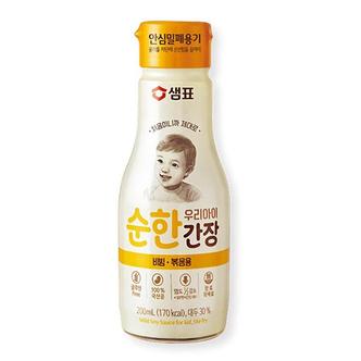  샘표 우리아이 염도낮은 순한간장 비빔볶음용 200ml x 3개