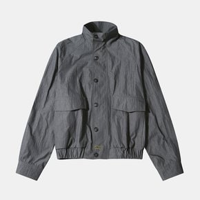 Oversize Raglan High Neck Jumper_Grey_LSTD0JP41M