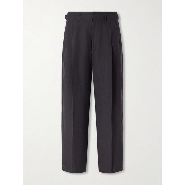 와이드 플리츠 트윌 팬츠 46376663162991225