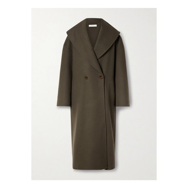 포옴 칼슨 더블 브레스트 울 코트 다크 그린 1647597341792755