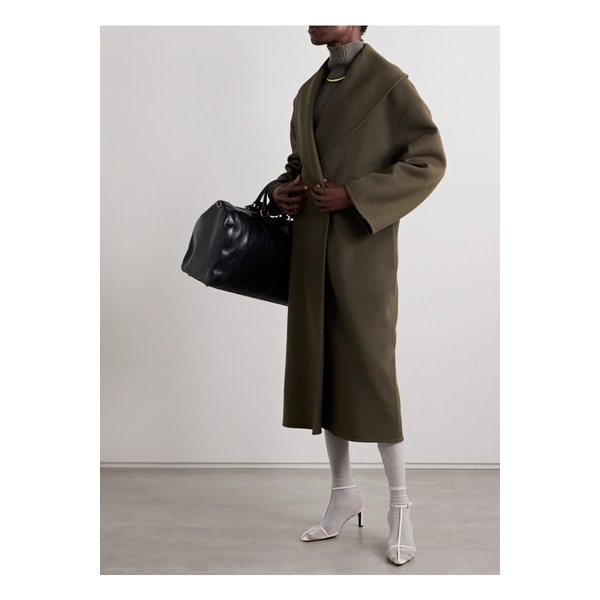포옴 칼슨 더블 브레스트 울 코트 다크 그린 1647597341792755