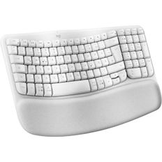 독일 로지텍 mxkeys 1825646 Logitech Wave Keys Wireless Ergonomic Keyboard Padded Wrist Res