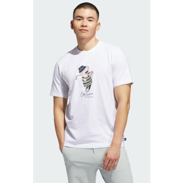 아디다스골프 남여공용 클래식 칩 그래픽 티 JJ4202