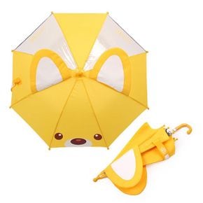 에디 입체 안전 우산 캐릭터 유아동 투명창 40 3-4세