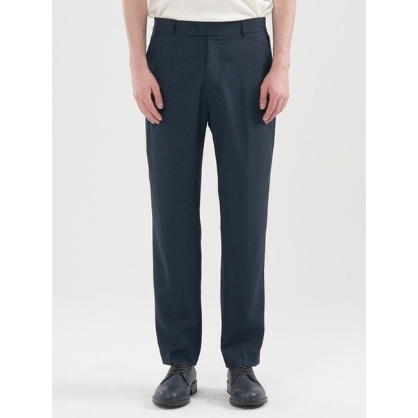 [M~5XL]컴포트 테이퍼드 하프밴딩 슬랙스_인디고