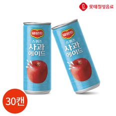 롯데 델몬트 스퀴즈 사과 에이드 240ml x 30캔[30438456]