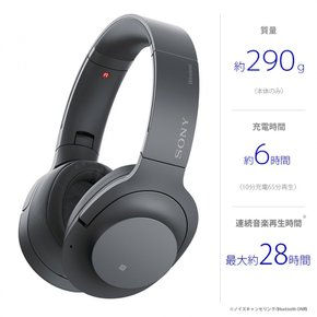 소니 무선 노이즈 캔슬링 헤드폰 h.ear on 2 Wireless NC WH-H900N :