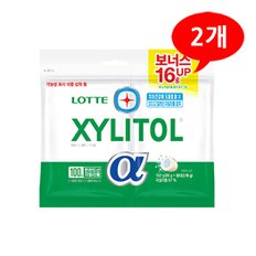 (7208200) 자일리톨 알파 오리지날 리필 102gx2개