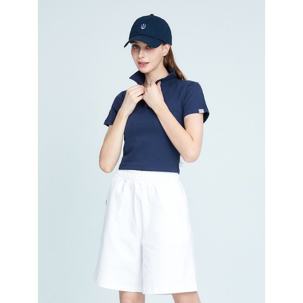 카라 크롭 숏 슬리브_11COLOR