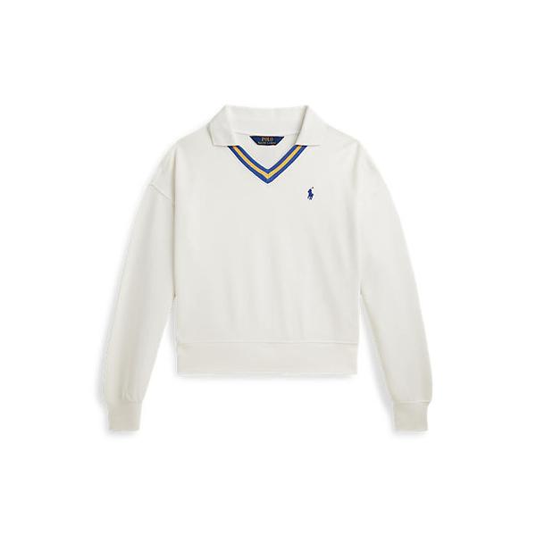 폴로 키즈 여아 7-16세 프렌치 코튼 테리 크리켓 스웨트셔츠(CWPOKNIG8020683100)