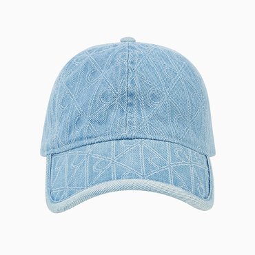 Calvin Klein Jeans ACC 공용 CK 타이틀케이스 로고 엠블럼 데님 볼캡(4D5030G-VHJ)