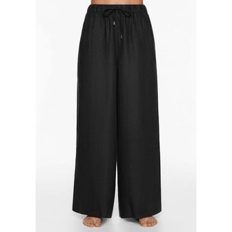 이스퀘어 4386459 OYSHO WIDE - Trousers black