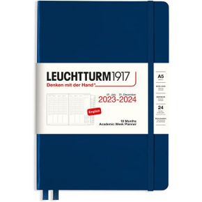 독일 불렛저널 로이텀 2024 다이어리 LEUCHTTURM1917 367551 Academic Weekly Planner Medium A5