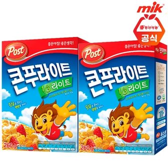 동서 포스트 콘푸라이트1/3슈거라이트 260g X 2개