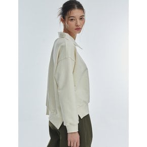 Pk Zip-up sweatshirt [Ivory]