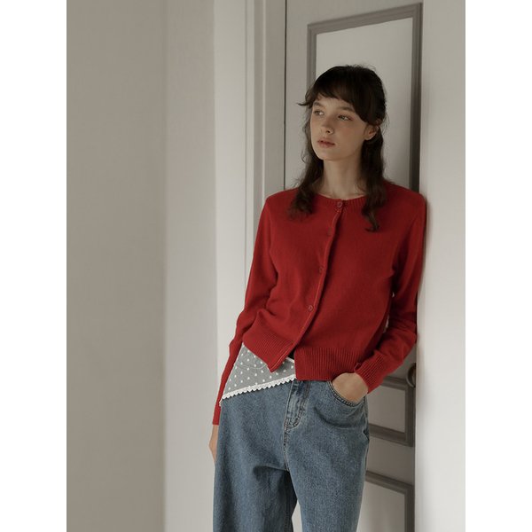 [리퍼브]Raccoon stich Cardigan(2colors)