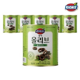 동서 리치스 블랙 올리브 슬라이스 3kg x 6개