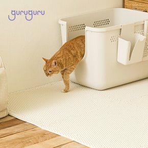 캐치샌드 고양이 화장실 모래 사막화 방지 벌집 퍼즐 매트
