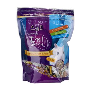 스위트 토끼사료 큰토끼용 성토 먹이750g