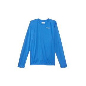 키즈 컬럼비아 터미널 태클 PFG Bait Jumper 롱슬리브 긴팔 - 비비드 Blue/PFG Fish 스타 페이드