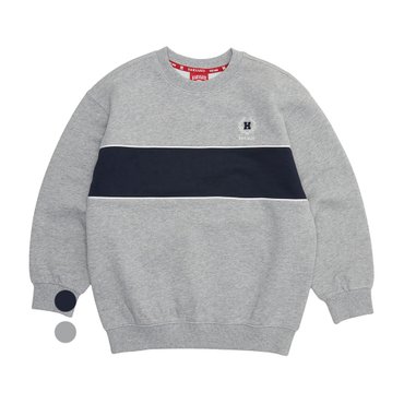 하버드키즈 컬러 파이핑 맨투맨 2종 1택 (정상가 45,000원)
